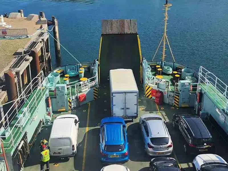 Pro Load Solutions - Long Distance Moves - van on boat